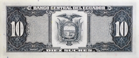 ecuador banknote 288