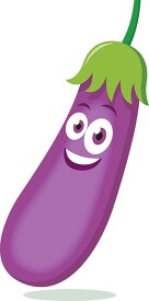 eggplant funny character clipart