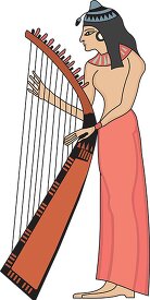 egyptian-woman-playing-harp-clipart