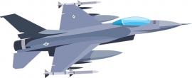 fighter jet f 16 transportation clipart