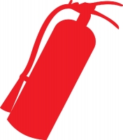 Fire Extinguisher Silhouette Clipart