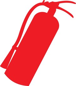 Fire Extinguisher Silhouette Clipart