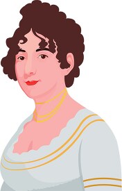 first lady of the united states dolly madison 1809 1817 clipart