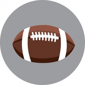 football gray color icon