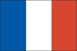 France flag flat design clipart