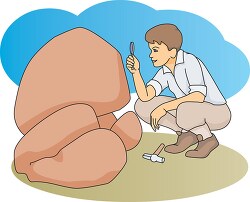 geologist at work clipart