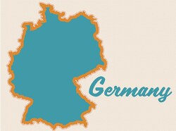 germany country map clipart