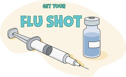 Get Your Flu Shot Clipart