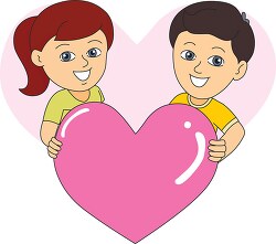 girl and boy with heart love 814