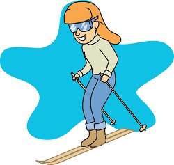 girl skiing 1029