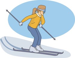 girl skiing 12213