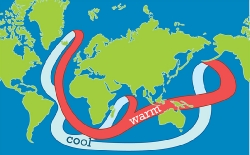 global ocean currents clipart