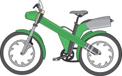 green two wheeled bcycle clipart 29