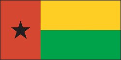 Guinea-Bissau flag flat design clipart