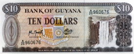 guyana banknote 268