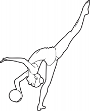 gymnastics floor exercise outline