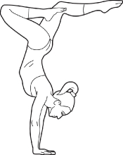 gymnastics floor routine outline
