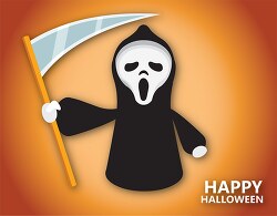 halloween scarry reaper character clipart 2