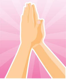 Hands in Prayer Cliaprt