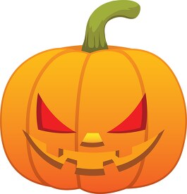 happy halloween with scary pumpkin clipart animation