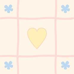 heart pattern with horizontal vertical lines