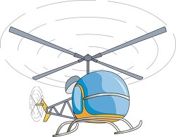 helicopter in flight clipart