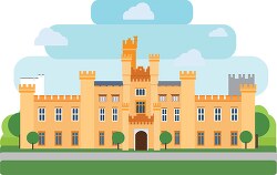 hensol castle in wales clipart