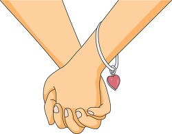 holding hands in love clipart 59112