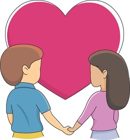 holding hands valentine day clipart