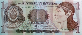 honduras banknote 262