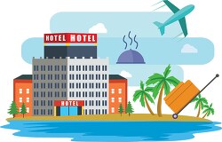 hospitality travel and tourism icons clipart