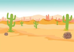 illustration of desert background clipart
