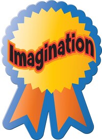 imagination motivational award sticker