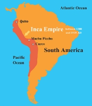 inca civilization map clipart
