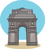 India Gate Clipart