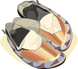 indian moccassins clipart