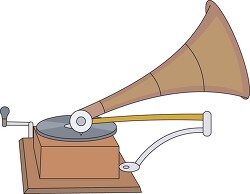 invention of the gramaphone clipart 548