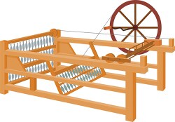 invention spinning jenny clipart