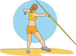 javelin throw clipart