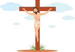 jesus on the cross christian religion clipart