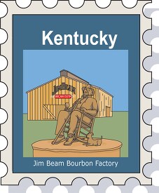 jim beam bourbon kentucky clipart