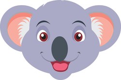 koala face cartoon style
