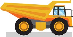 large haul truck construction and machinary clipart