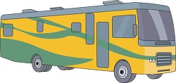 large motor home  clipart