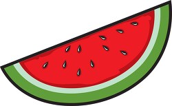 large slice of wtermelon clipart
