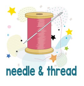 learning to read pictures and word needle thread