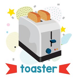 learning to read pictures and word toaster