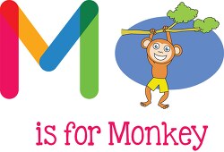 letter m is for monkey