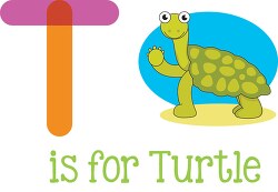 letter t is for turtle