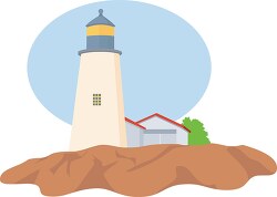 lighthouse building on dangerous coastline